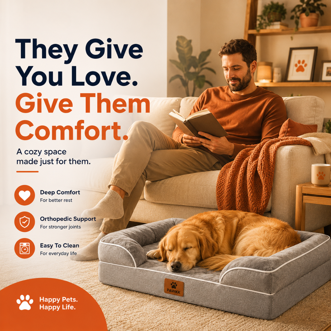 Pawkk Orthopedic Dog Bed