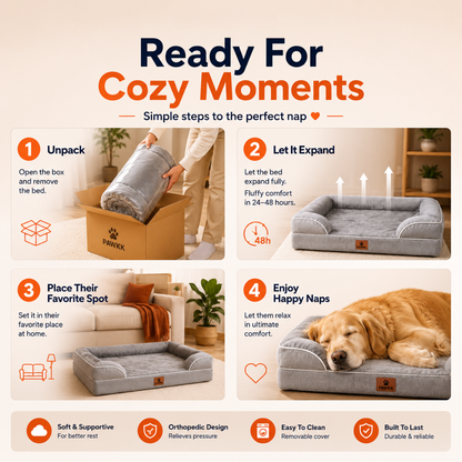 Pawkk Orthopedic Dog Bed