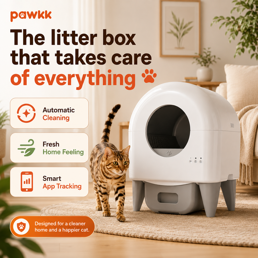 Pawkk Self-Cleaning Litter Box