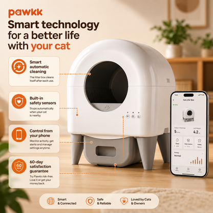 Pawkk Self-Cleaning Litter Box